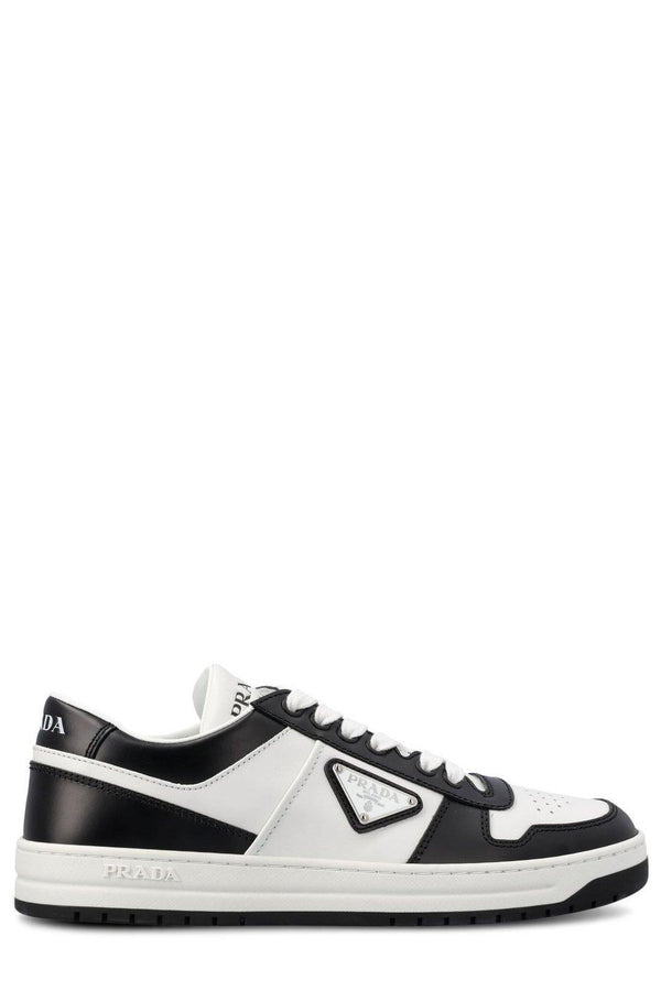 Prada Downtown Perforated Sneakers - Women - Piano Luigi