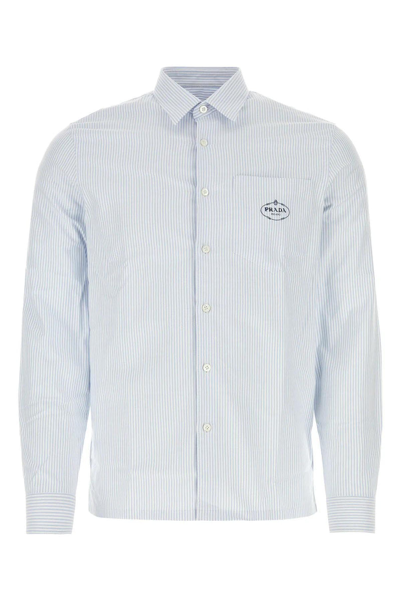 Prada Embroidered Oxford Shirt - Men - Piano Luigi