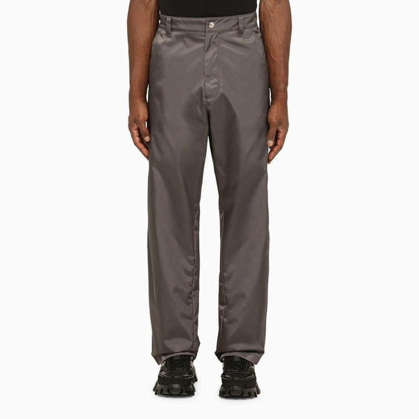 Prada Iron-coloured Re-nylon Trousers - Men - Piano Luigi