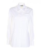 Prada Jacquard Poplin Shirt - Women - Piano Luigi