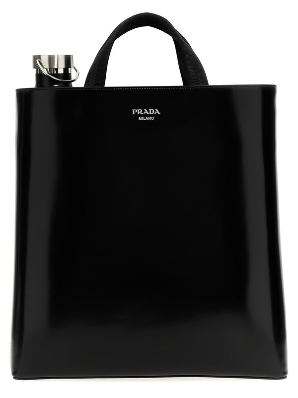 Prada Leather + Bottle Shopping Bag - Men - Piano Luigi