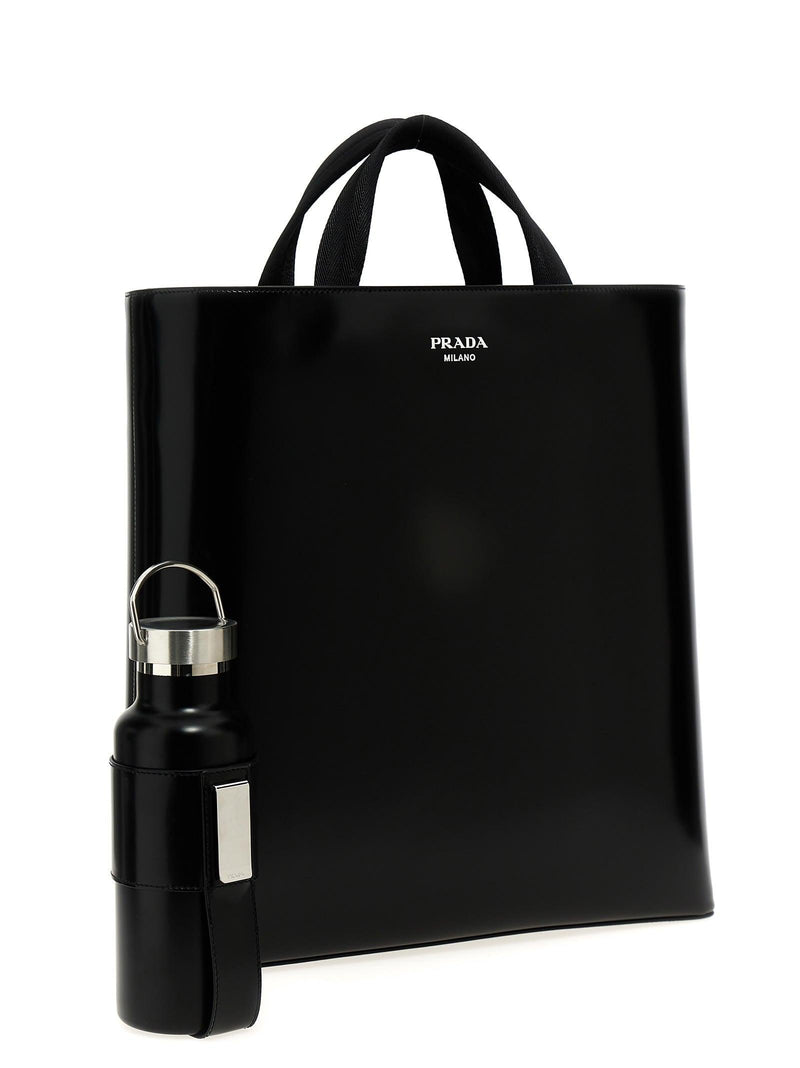 Prada Leather + Bottle Shopping Bag - Men - Piano Luigi