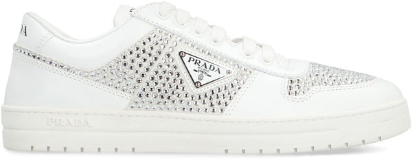 Prada Leather Low-top Sneakers - Women - Piano Luigi