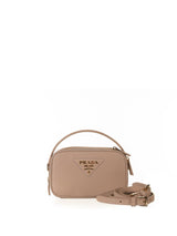 Prada Leather Mini Bag With Shoulder Strap And Logo - Women - Piano Luigi