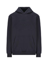 Prada Logo-embroidered Long-sleeved Hoodie - Men - Piano Luigi