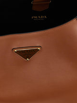 Prada Logo Leather Shoulder Bag - Women - Piano Luigi