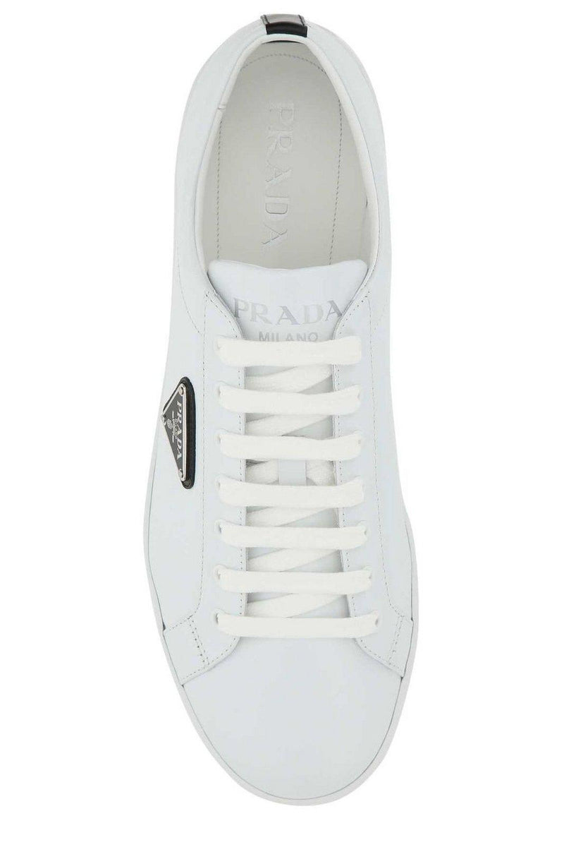 Prada Logo Plaque Lace-up Sneakers - Men - Piano Luigi