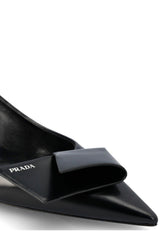 Prada Logo Printed Slingback Pumps - Women - Piano Luigi
