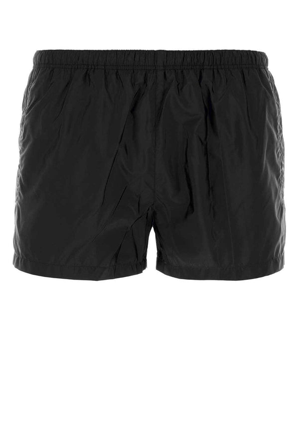 Prada Logo Printed Swim Shorts - Men - Piano Luigi