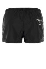 Prada Logo Printed Swim Shorts - Men - Piano Luigi