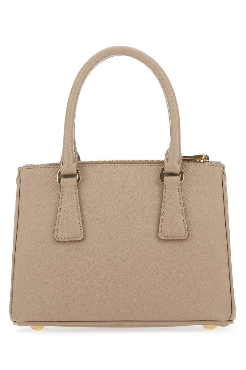 Prada Micro Galleria Logo Plaque Tote Bag - Women - Piano Luigi