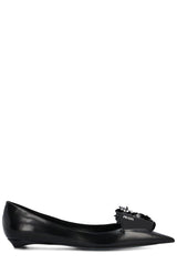 Prada Pointed-toe Flat Shoes - Women - Piano Luigi