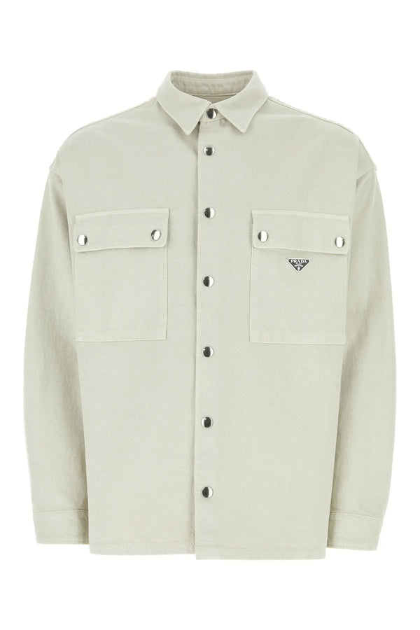 Prada Sand Denim Shirt - Men - Piano Luigi