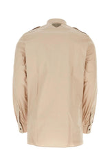 Prada Skin Pink Poplin Shirt - Men - Piano Luigi