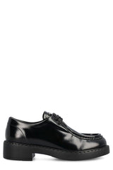 Prada Triangle Logo Plaque Lace-up Shoes - Women - Piano Luigi