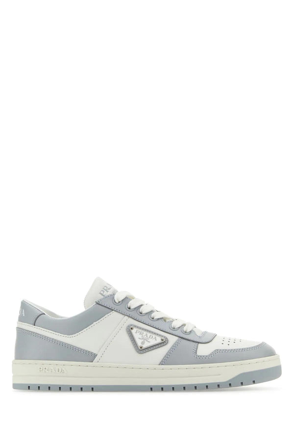 Prada Two-tone Leather Downtown Sneakers - Women - Piano Luigi