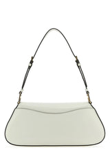 Prada White Leather Shoulder Bag - Women - Piano Luigi