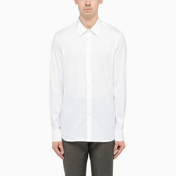 Prada White Long Sleeve Shirt - Men - Piano Luigi