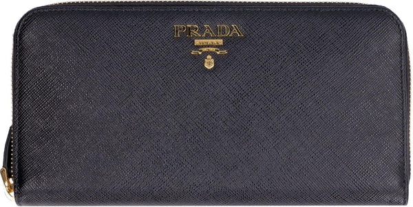 Prada Zip-around Leather Wallet - Women - Piano Luigi