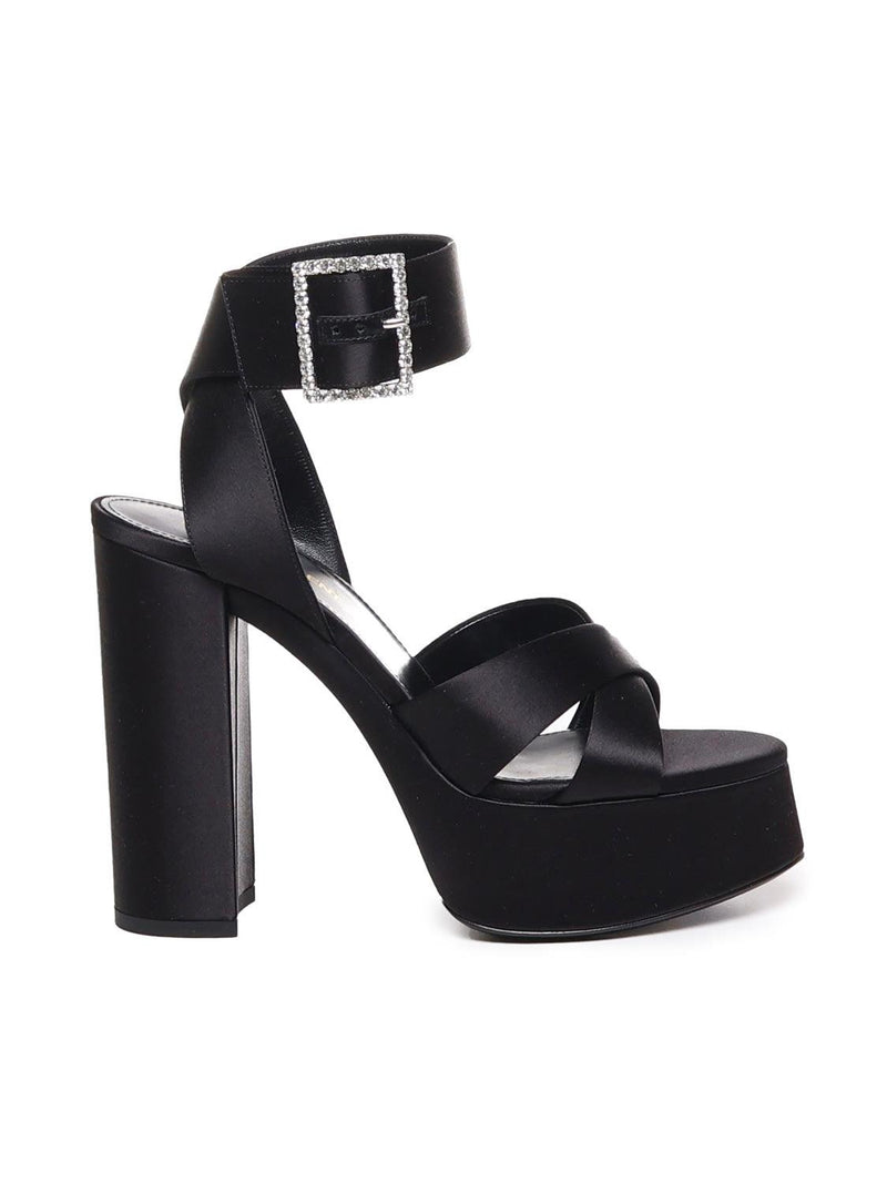 Saint Laurent Bianca Sandals With Platform - Women - Piano Luigi