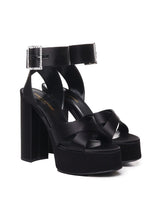 Saint Laurent Bianca Sandals With Platform - Women - Piano Luigi