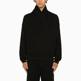 Saint Laurent Black Cotton Sweatshirt - Men - Piano Luigi