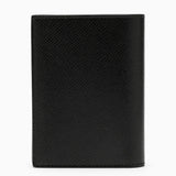 Saint Laurent Black Leather Vertical Wallet - Men - Piano Luigi