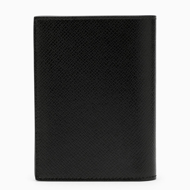 Saint Laurent Black Leather Vertical Wallet - Men - Piano Luigi