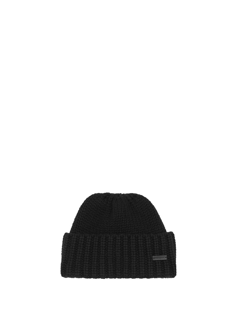 Saint Laurent Black Wool Beanie - Men - Piano Luigi