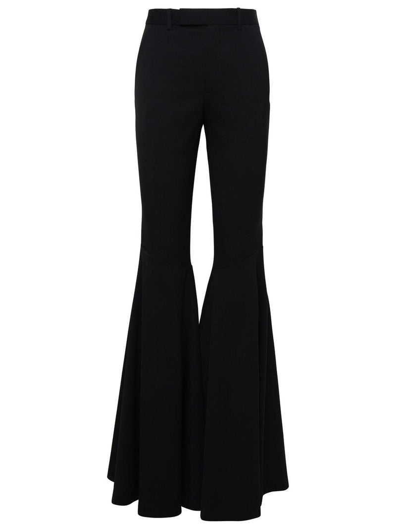 Saint Laurent Black Wool Pants - Women - Piano Luigi