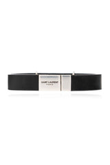 Saint Laurent Bracelet Cassandre Logo Plaque Bracelet - Men - Piano Luigi