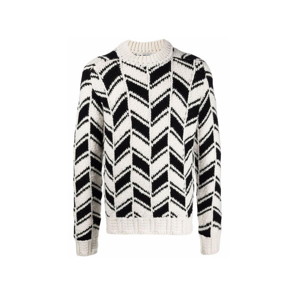 Saint Laurent Chevron Motif Sweater - Men - Piano Luigi