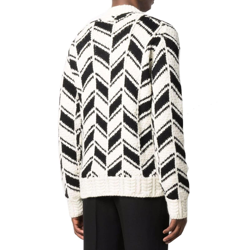 Saint Laurent Chevron Motif Sweater - Men - Piano Luigi