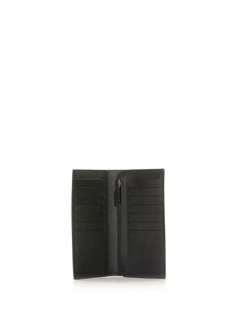 Saint Laurent Continental Wallet In Leather - Men - Piano Luigi