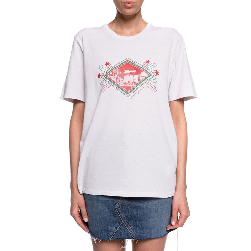 Saint Laurent Cotton Logo T-shirt - Women - Piano Luigi
