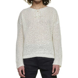 Saint Laurent Crochet Wool Pullover - Men - Piano Luigi