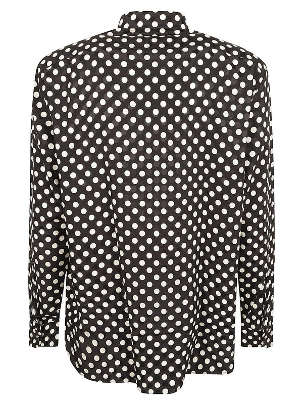 Saint Laurent Dotted Print Shirt - Men - Piano Luigi