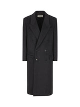 Saint Laurent Double-breasted Long-sleeved Coat - Women - Piano Luigi