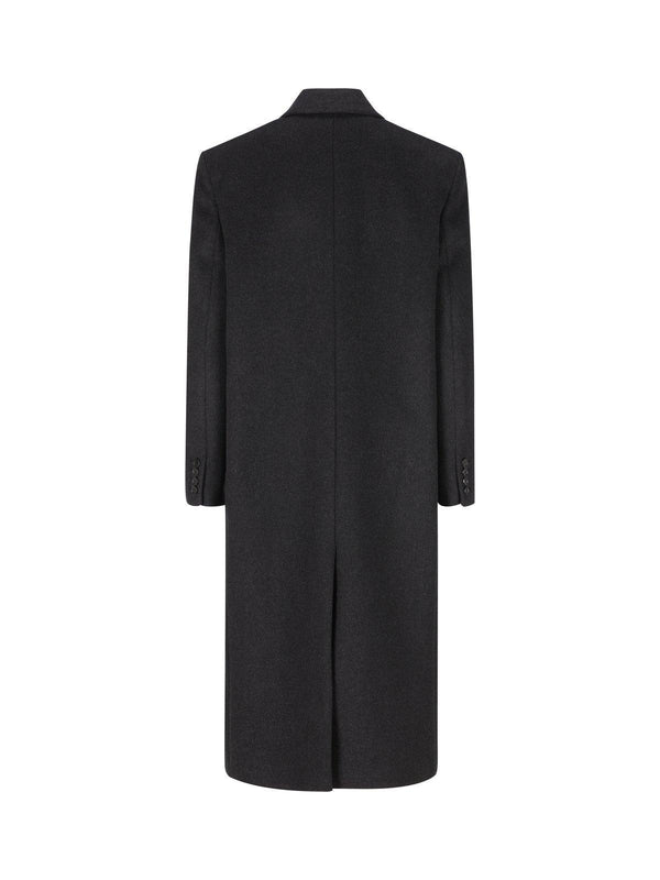 Saint Laurent Double-breasted Long-sleeved Coat - Women - Piano Luigi