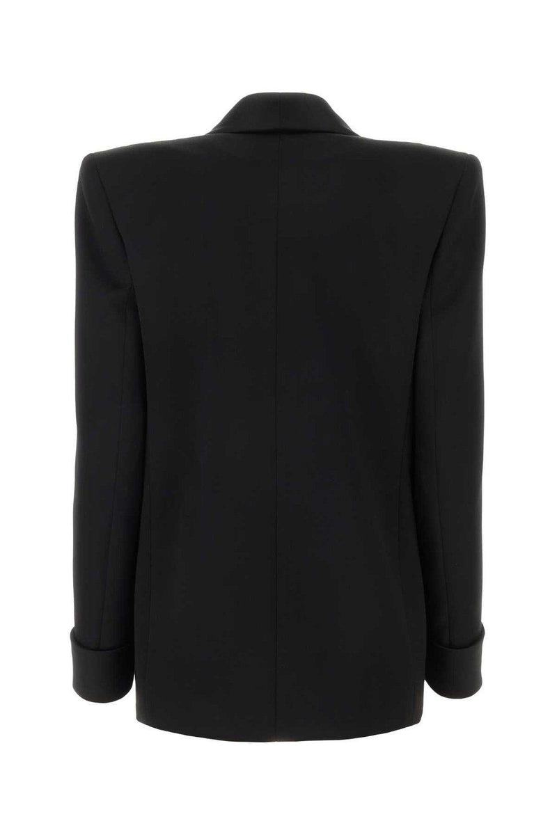 Saint Laurent Double-breasted Long-sleeved Jacket - Women - Piano Luigi