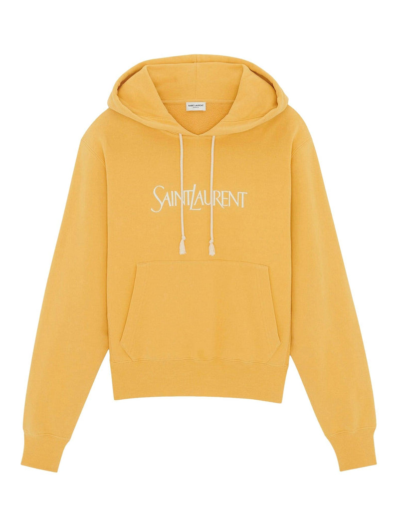 Saint Laurent Hoodie Large Avec Po - Women - Piano Luigi