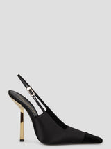 Saint Laurent Ines Pump In Crepe Satin - Women - Piano Luigi