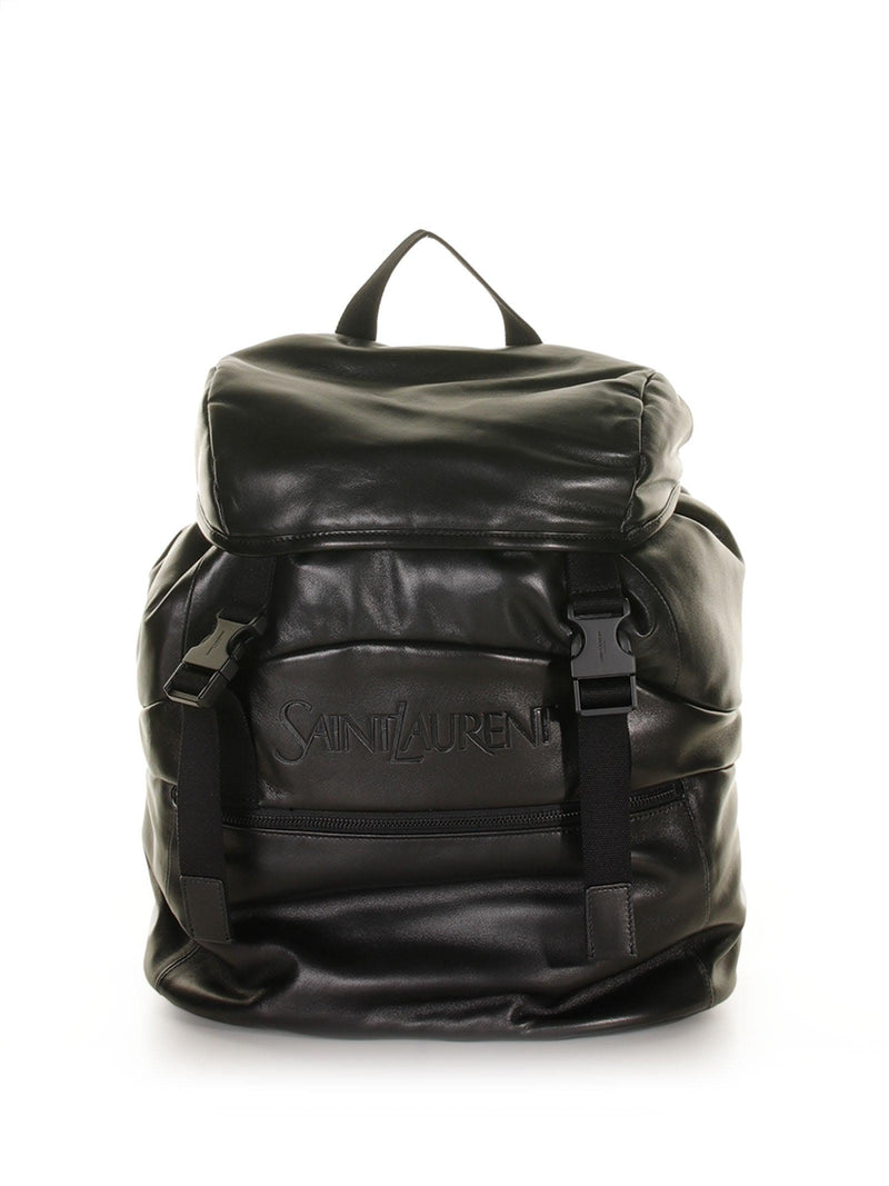 Saint Laurent Leather Backpack - Men - Piano Luigi