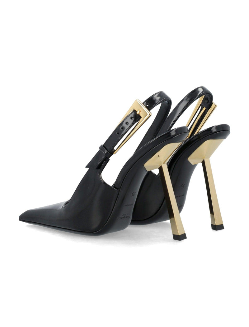 Saint Laurent Lee Slingback Pumps - Women - Piano Luigi