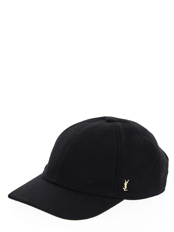 Saint Laurent Logo Cap - Women - Piano Luigi