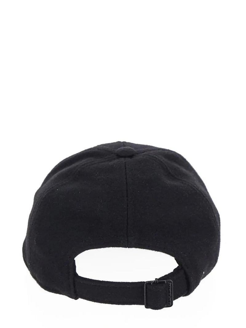 Saint Laurent Logo Cap - Women - Piano Luigi