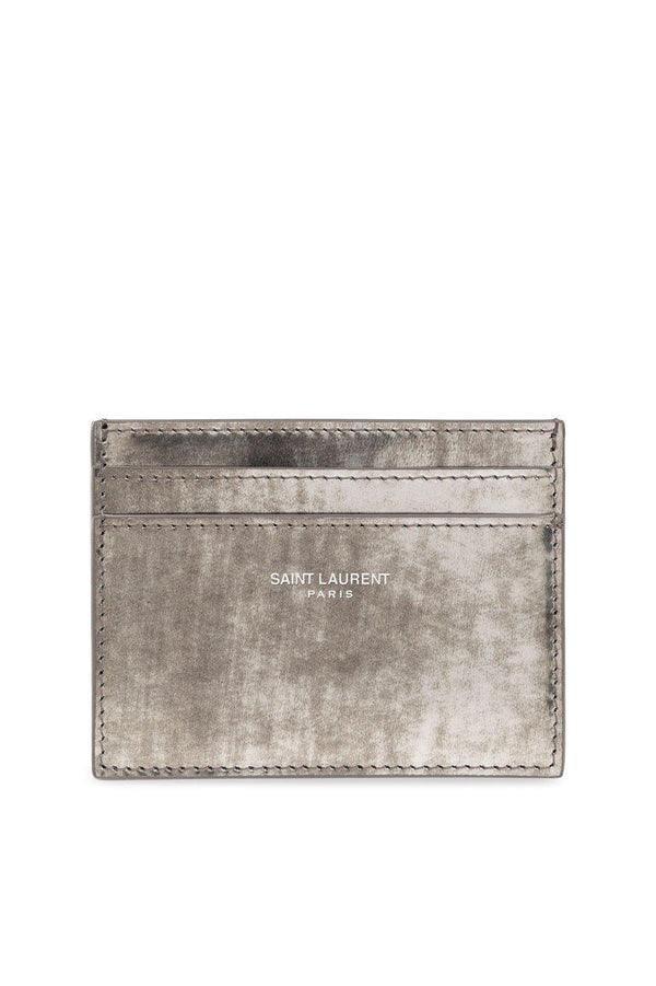 Saint Laurent Logo Detailed Cardholder - Men - Piano Luigi