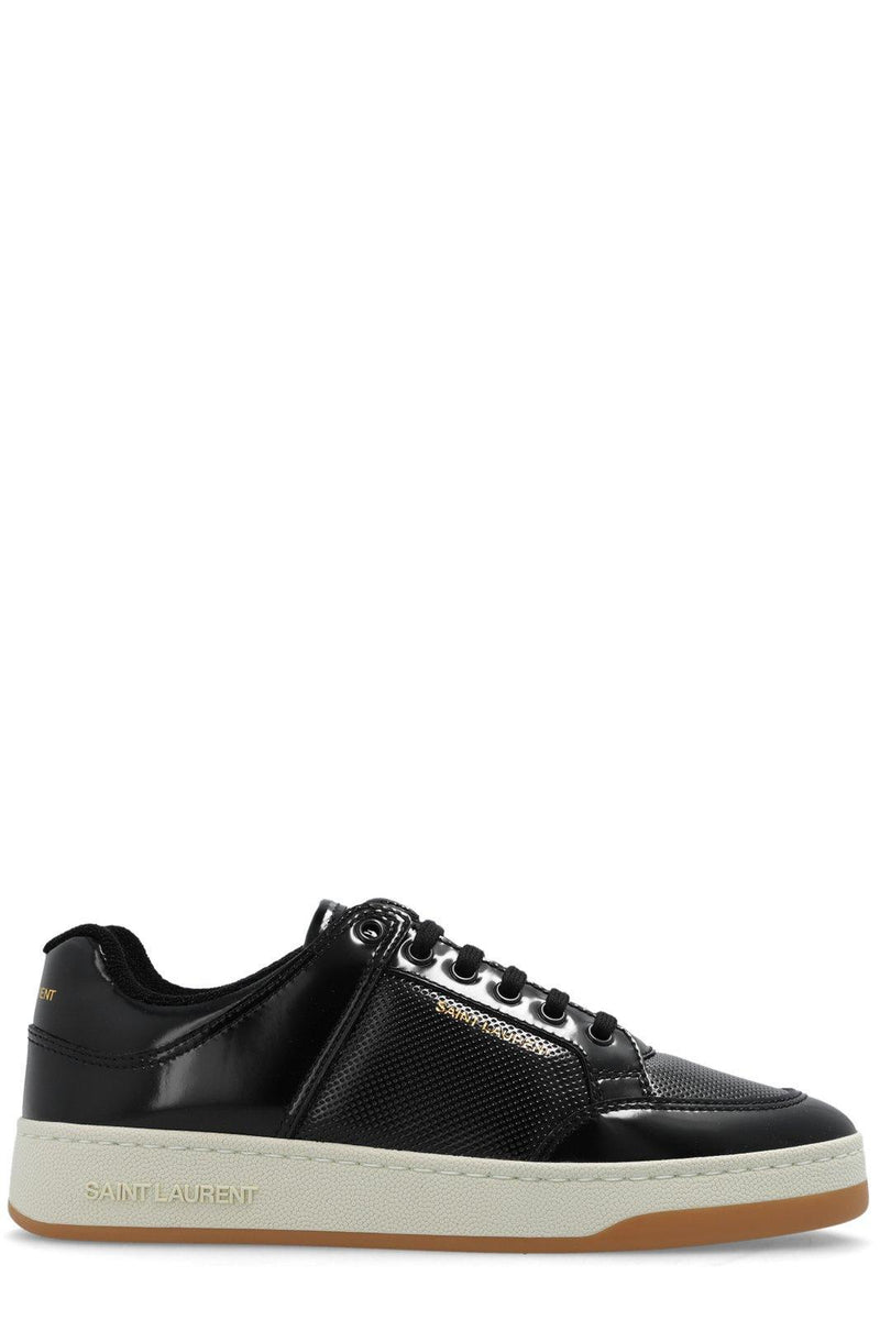 Saint Laurent Logo Printed Lace-up Sneakers - Women - Piano Luigi