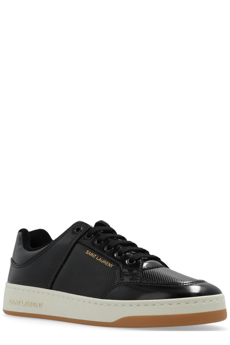 Saint Laurent Logo Printed Lace-up Sneakers - Women - Piano Luigi