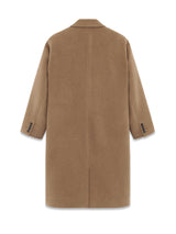 Saint Laurent Long Beige Coat - Women - Piano Luigi